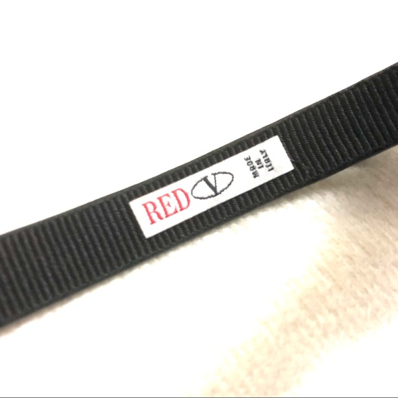 Auth. Red Valentino Garavani Leather Bow Headband - Picture 3 of 6